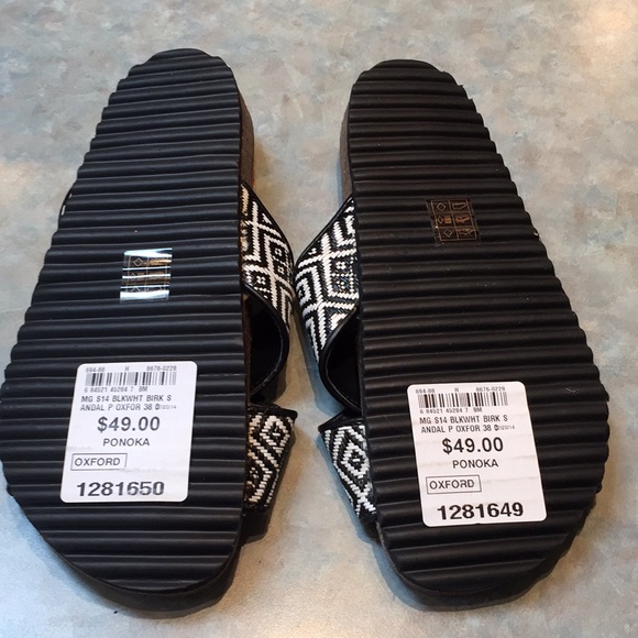 Material Girl black and white slides - Picture 4 of 6